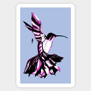 Flamenco Hummingbird Sticker